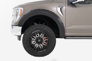 Ford F-150 Pocket Fender Flares - Rough Country - JS Iconic Silver - '21-'23